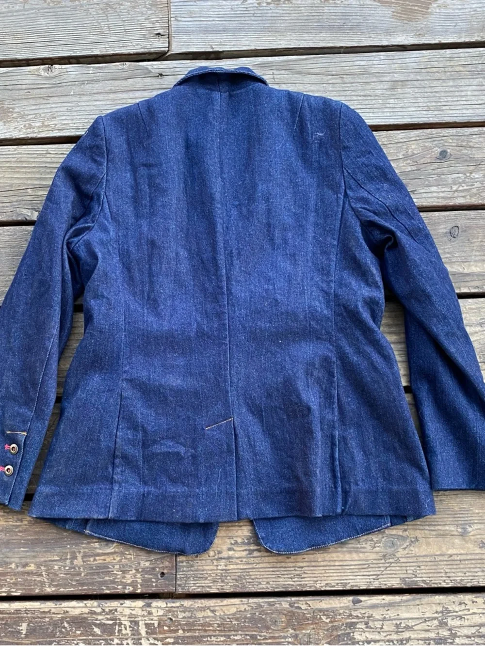 Wildfang the essential denim tux blazer indigo - Picture 4 of 5